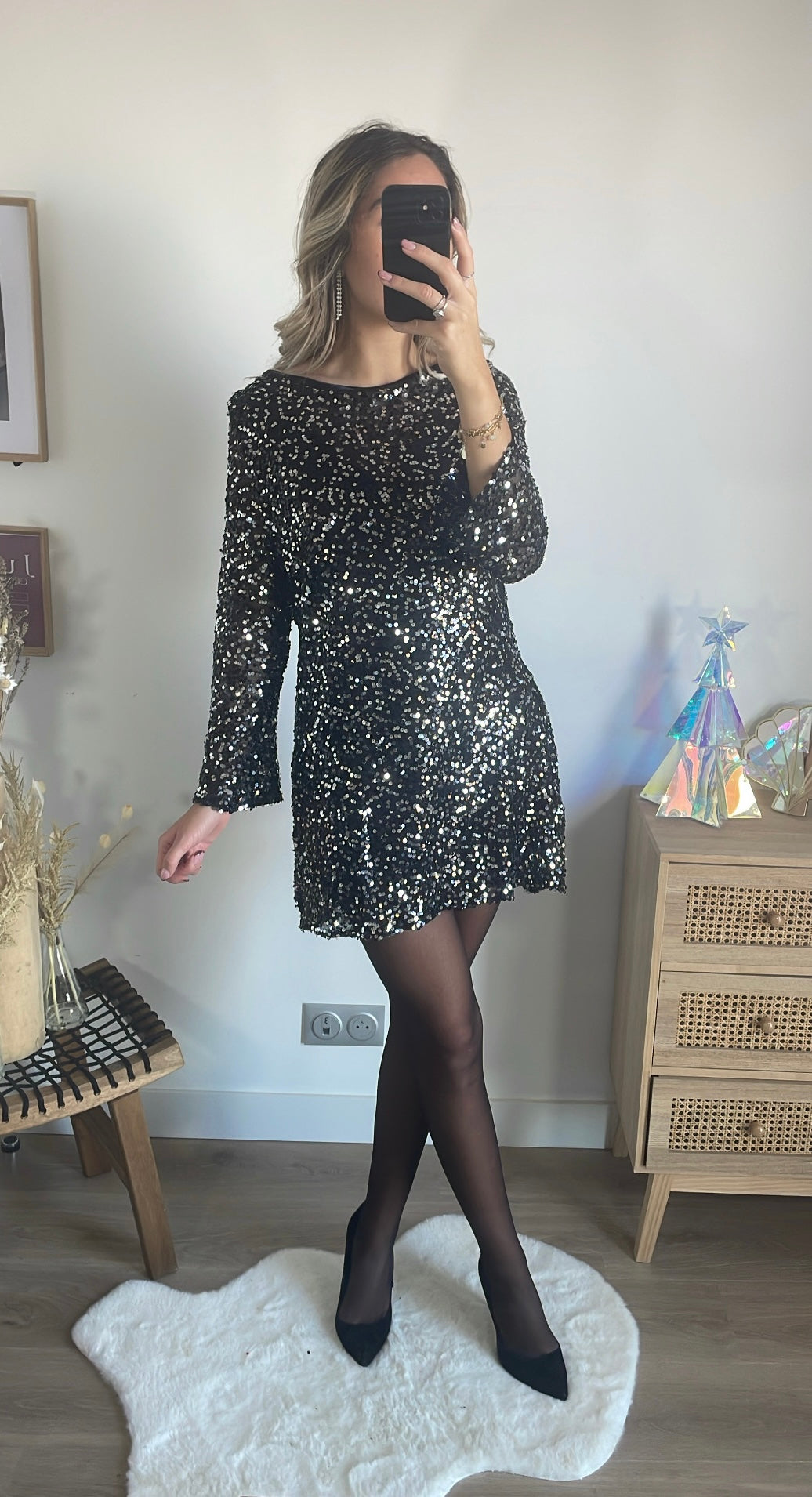 Robe à sequins Barbara