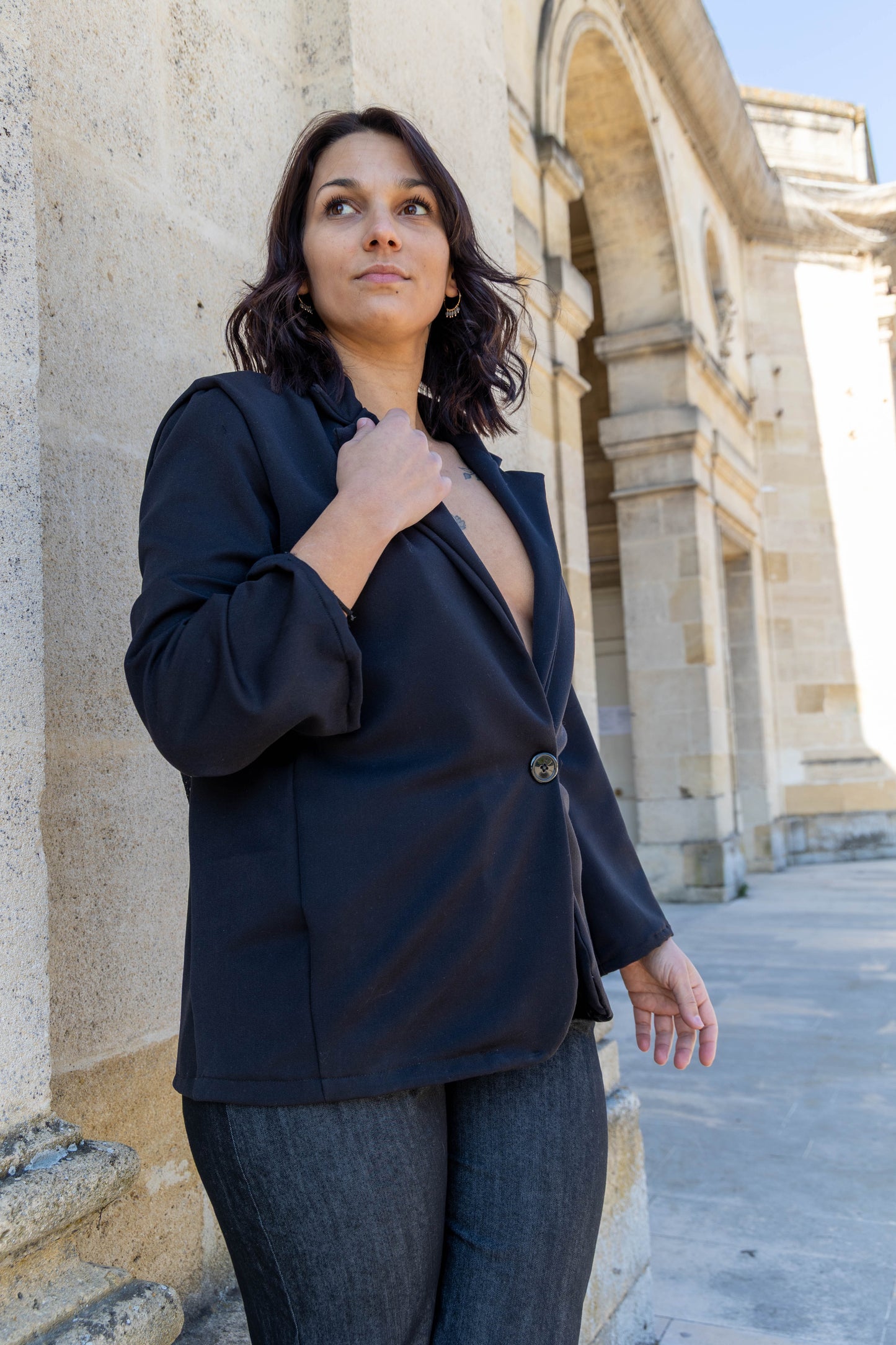 Blazer dentelle Opale
