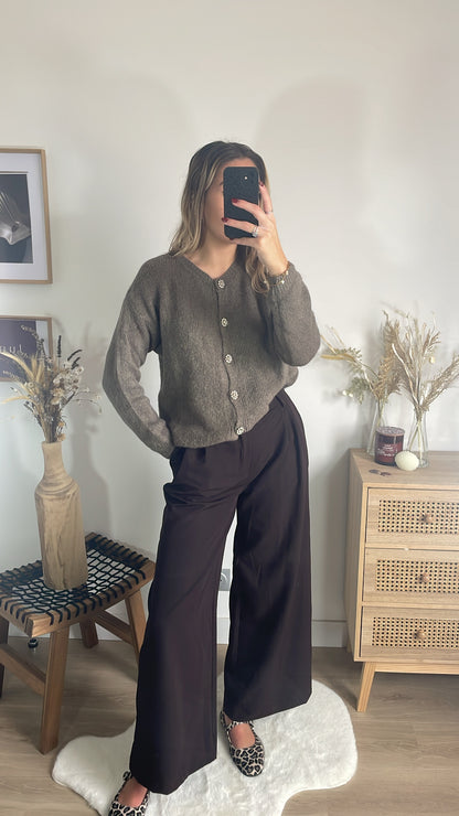 Pantalon Marron JOSÉPHINE