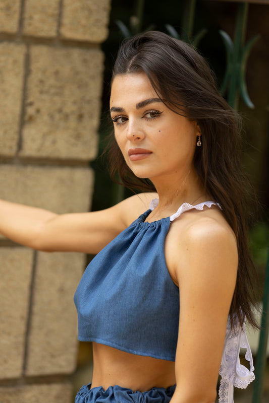 Haut denim Rosario