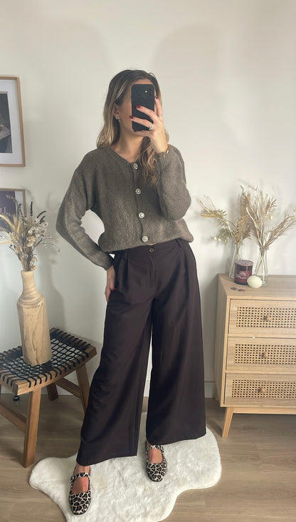 Pantalon Marron JOSÉPHINE