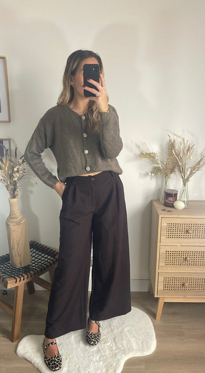 Pantalon Marron JOSÉPHINE