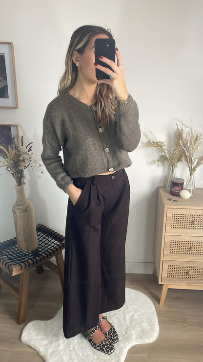 Pantalon Marron JOSÉPHINE