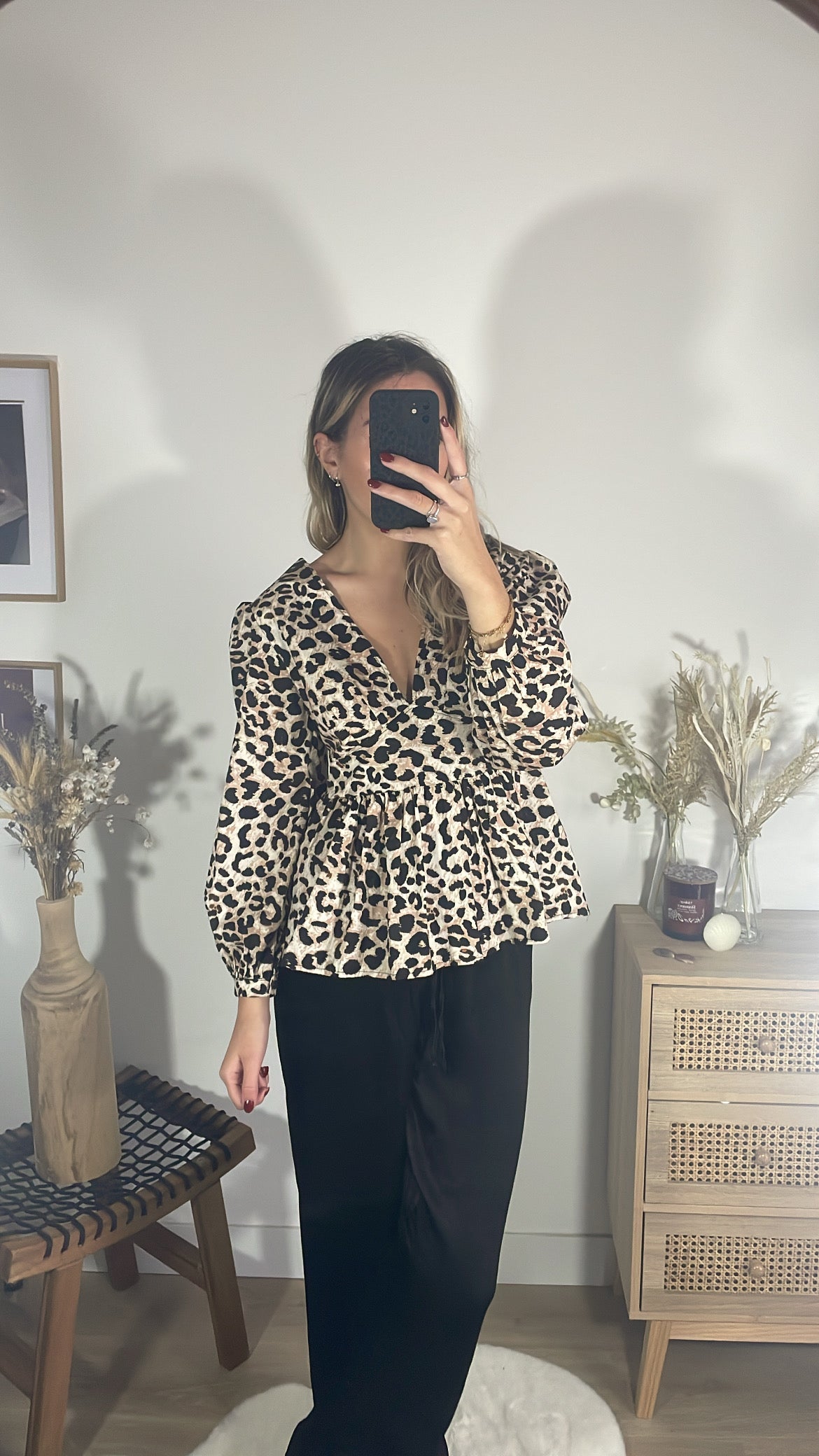 Blouse léopard JASMINA