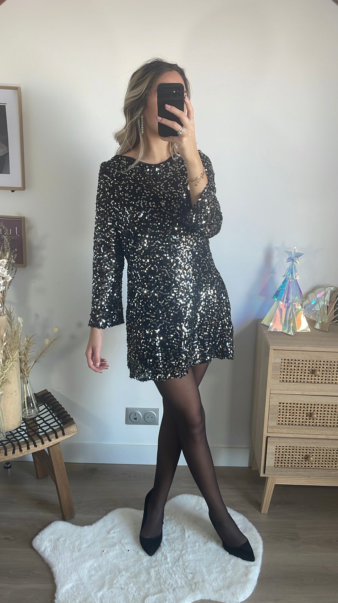 Robe à sequins Barbara