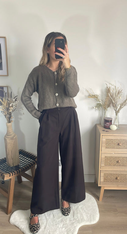 Pantalon Marron JOSÉPHINE