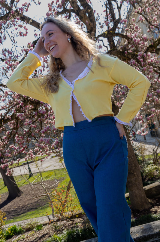 Pull Jaune Azalée