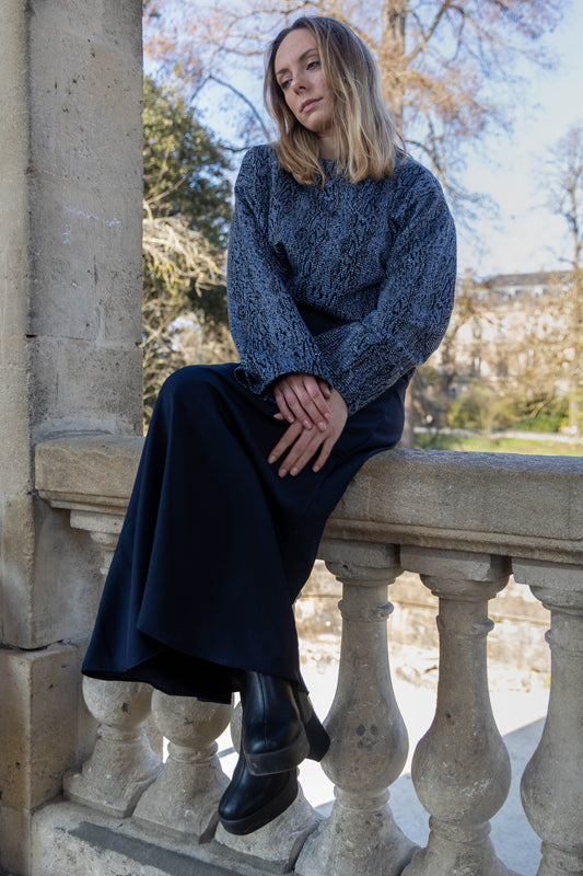 Pull bleu Lysia