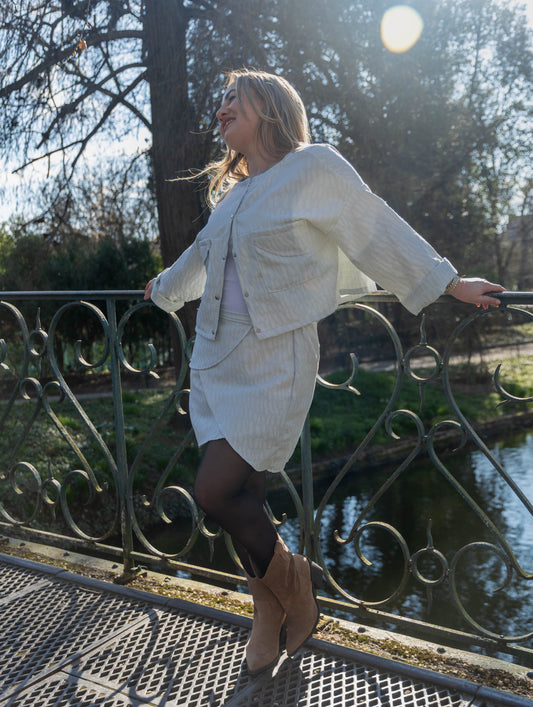 Veste blanche Albéa