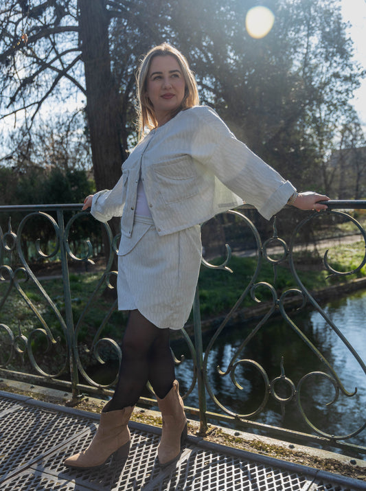 Veste blanche Albéa